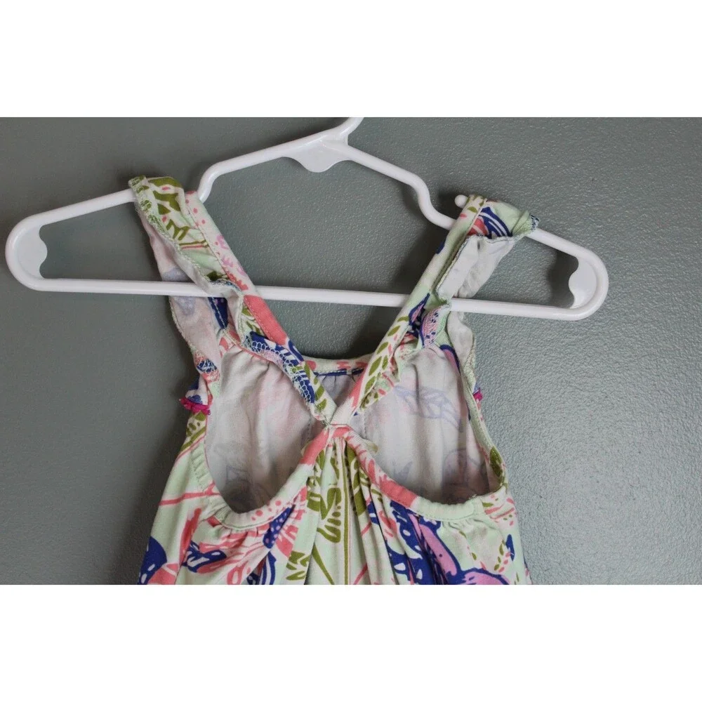 Matilda Jane Baby Girls Romper 6-12M Tropical Floral Ruffle Romper Spring Easter